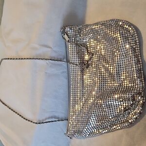 La Regale Silver Handbag